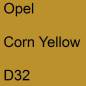 Preview: Opel, Corn Yellow, D32.
